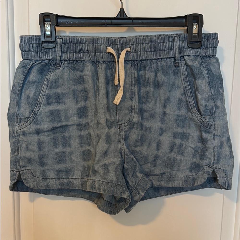 Prana Tie-Dye Blue Jean Shorts Small